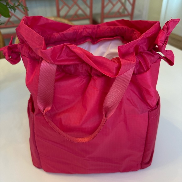 Calpak Pink Drawstring Lunch Bag - Picture 3 of 5